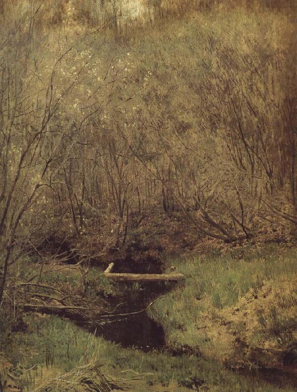 Levitan, Isaak Fruhing in the forest oil painting image